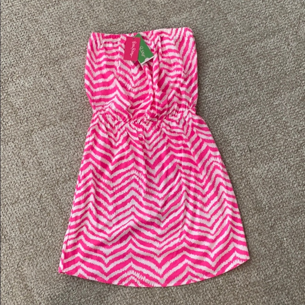 Lilly Pulitzer strapless dress